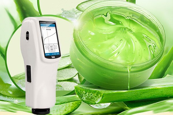 蘆薈凝膠顏色品質(zhì)管控用分光測色儀