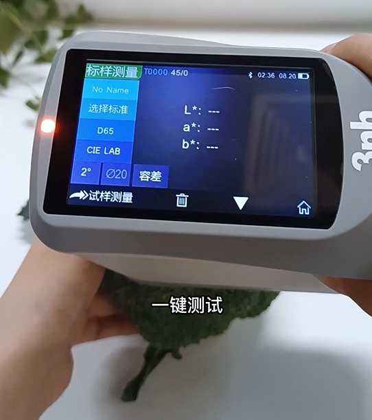 如何用色差儀測(cè)量西藍(lán)花的色差